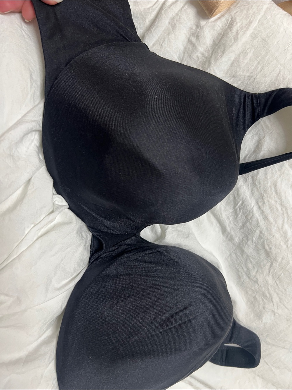Smooth Black  Bra - Sleek Shaping